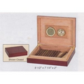 Rosewood Piano Finish Spanish Cedar Humidor with Hygrometer & Humidifier